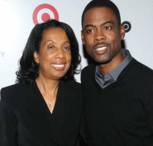 Rosalie Rock with her son Chris Rock.